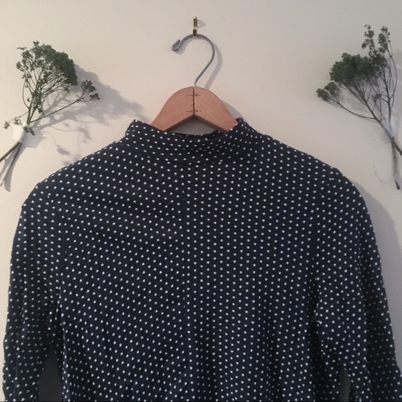 Zara Mock Neck Top - Picture 2 of 3